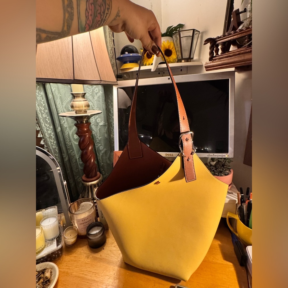 SOLD Yellow Bucket Bag MDBM Cholet